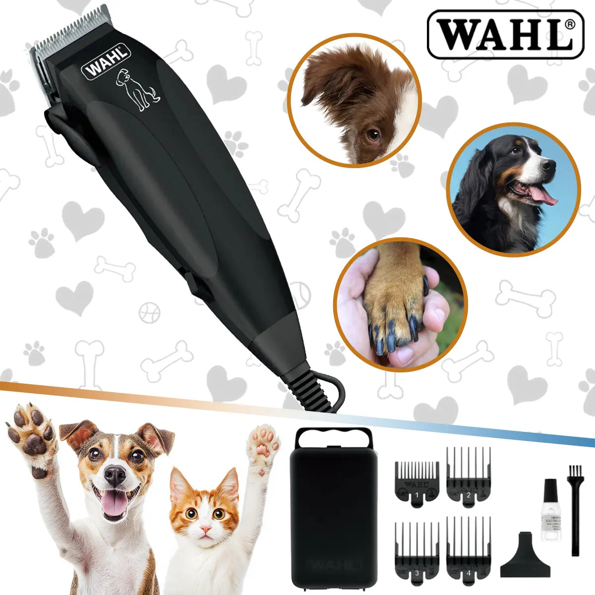 Cortadora de Pelo Wahl Pet Clipper 🐾 Peluquería para Perros Fácil y Segura