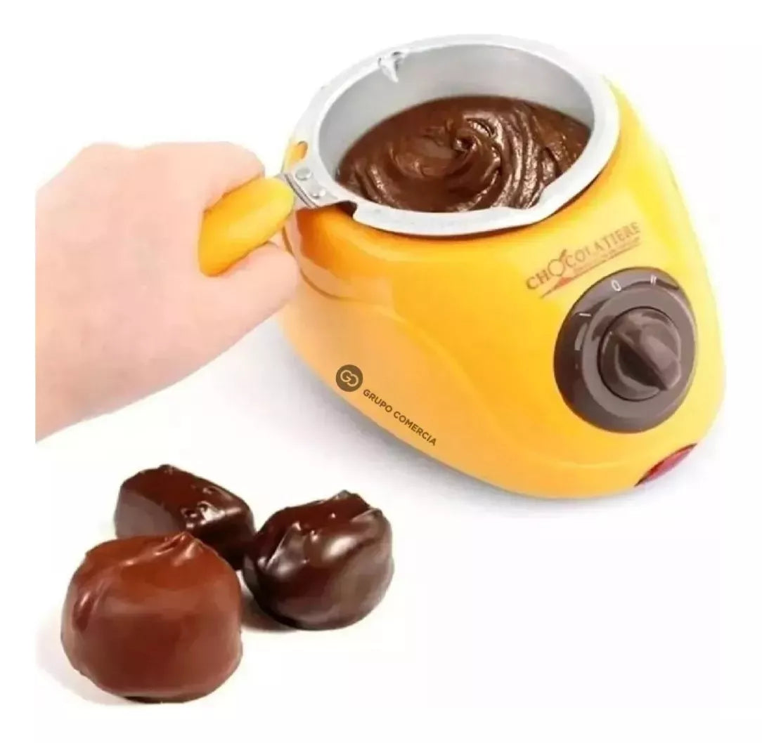 Fondue de Chocolate Eléctrico 🍓 Máquina para Derretir Chocolate Fácil y Rápido