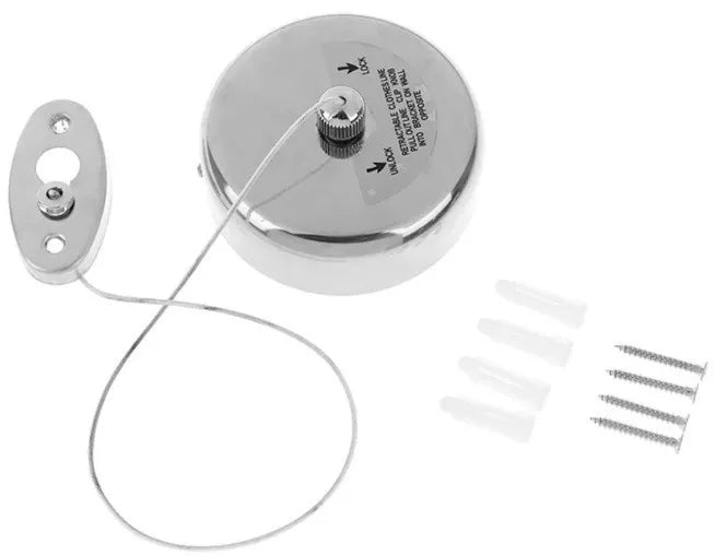 Tendedero Retráctil de Pared 🧺 Ahorra Espacio – 3 Metros