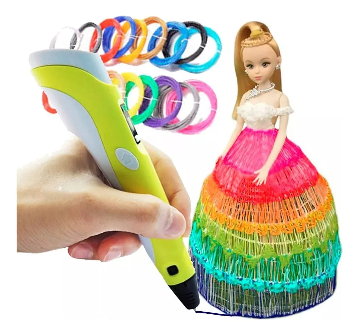 Lápiz 3D de Impresión 🎨 Kit Completo con Filamentos Multicolor