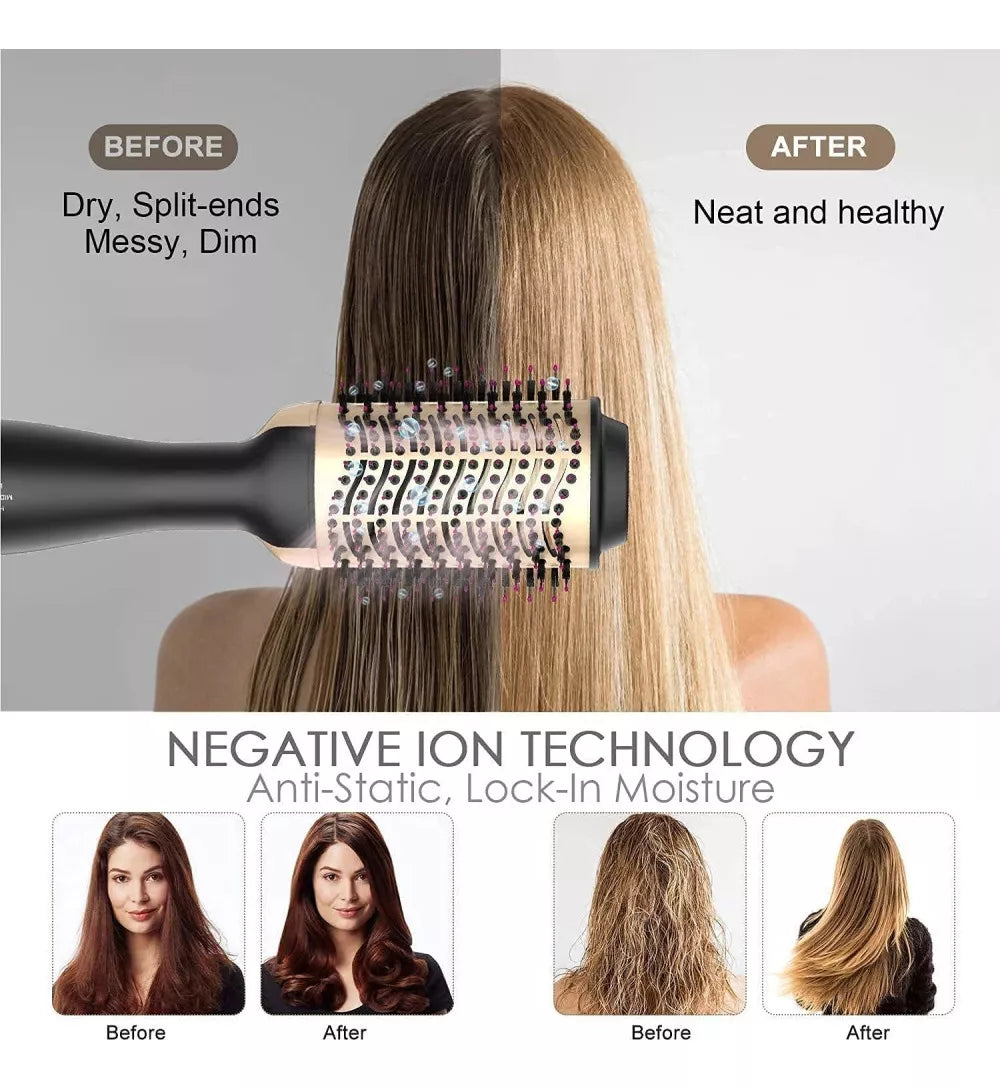 Cepillo Secador Avocado 3d Therapy Infusión Keratina 2000w 110v