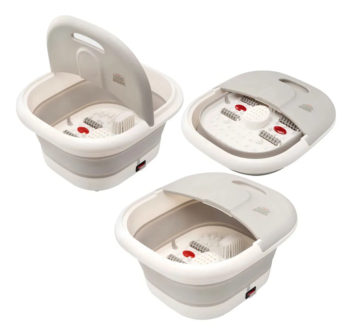 Tina Plegable para Pies con Hidromasaje y Calor 💆♀️ Spa Relajante en Casa con Burbujas