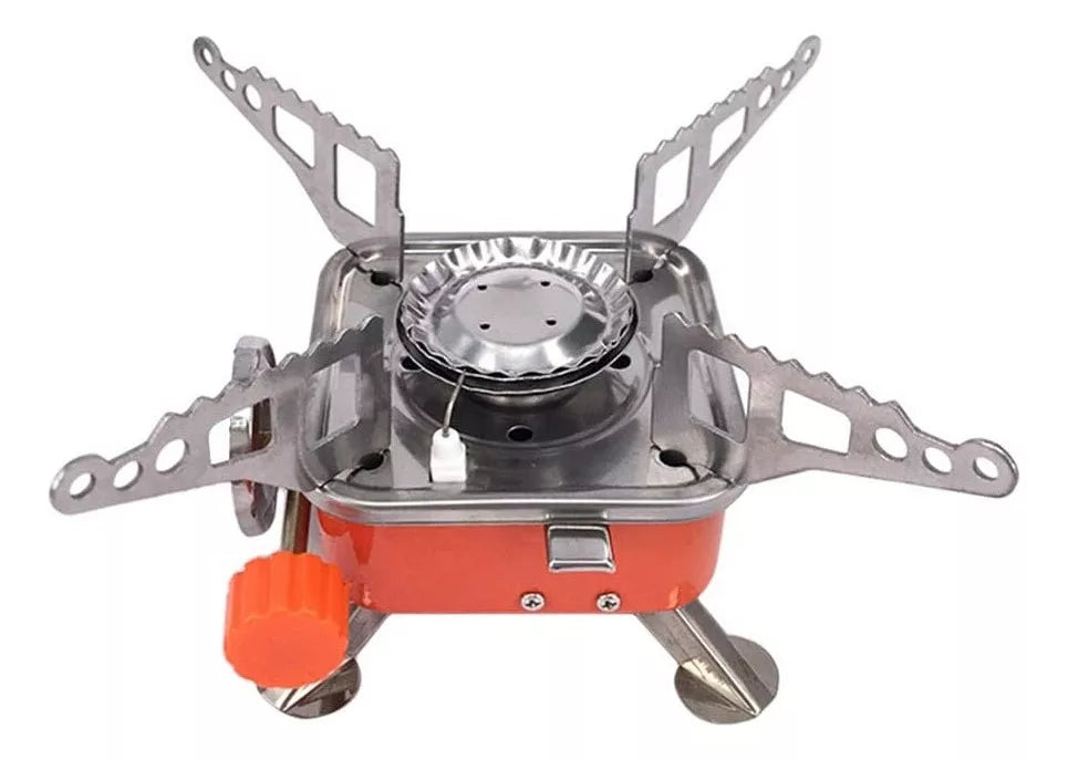 Cocina Estufa Acero Portátil Plegable Camping Caza Picnic