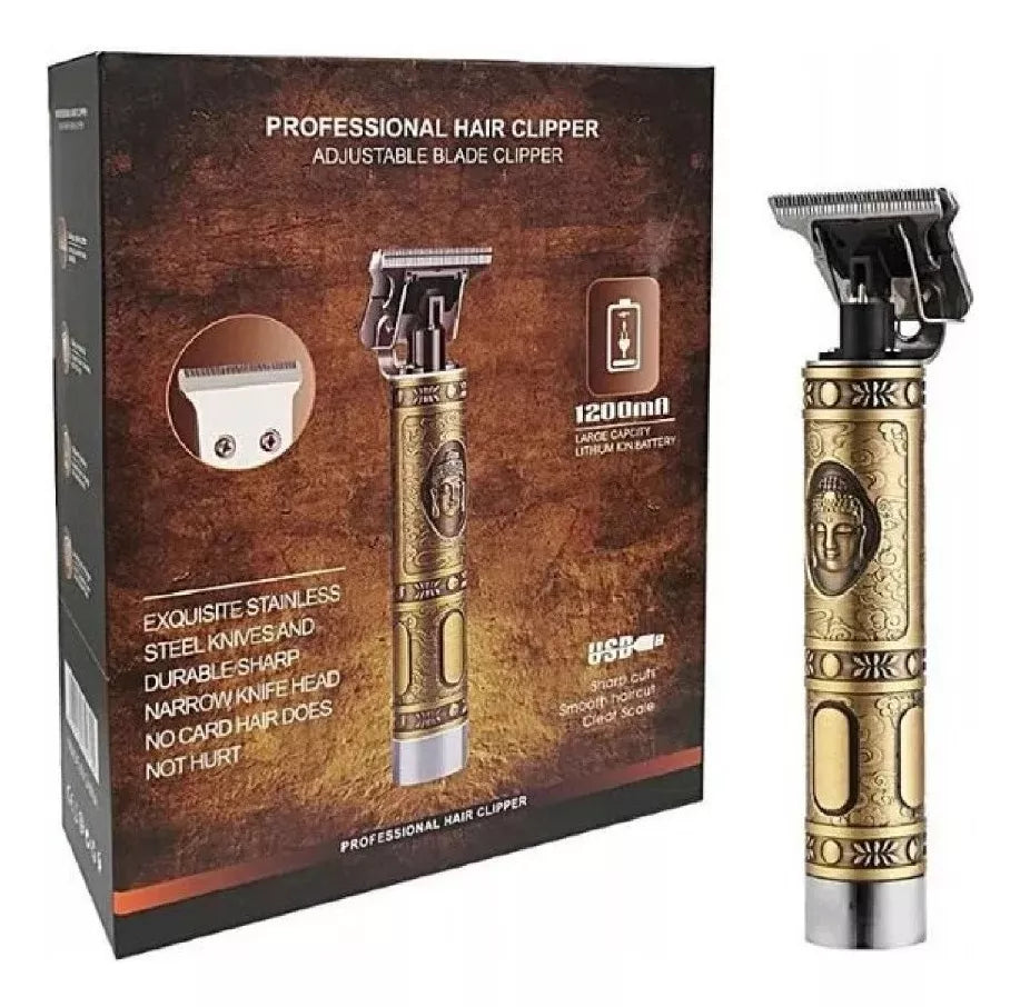 Maquina Barbera Patillera Buda T99 Dorada 110v Color Bronce