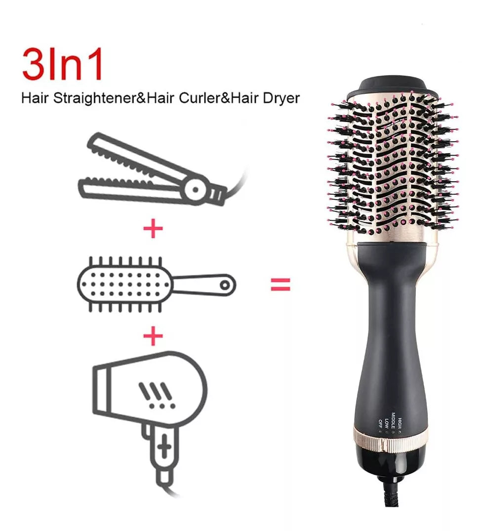 Cepillo Secador Avocado 3d Therapy Infusión Keratina 2000w 110v