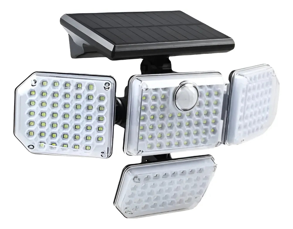 Lámpara LED Solar con Sensor de Movimiento – Seguridad Exterior 🔒