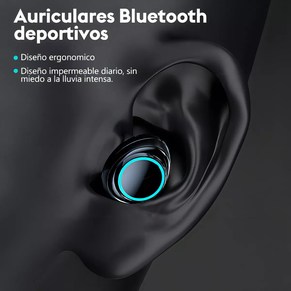 Audífonos Bluetooth Deportivos M25 Reducción De Ruido Color Negro
