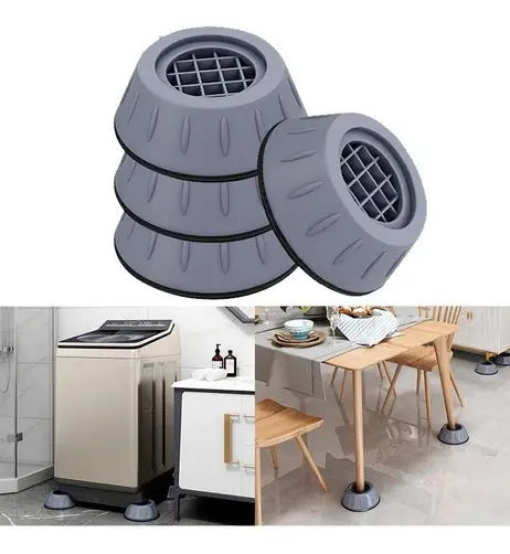 Soportes Antivibración para Lavadora y Muebles 🔇 Reduce Ruido y Movimiento