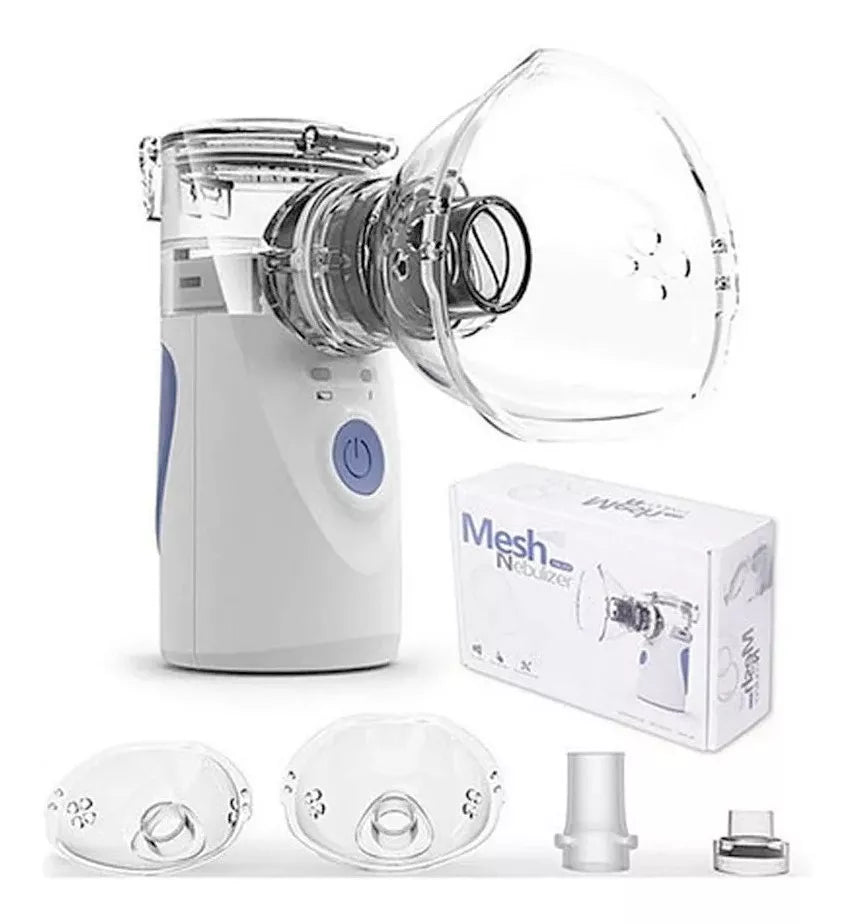 Nebulizador Portatil Recargable Adulto Y Pediatrico Color Blanco