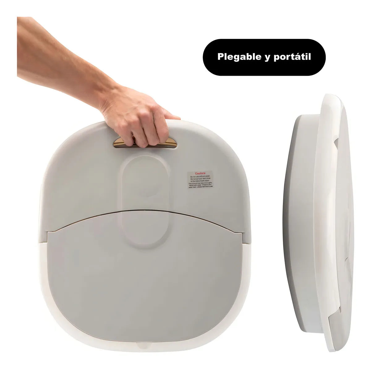 Tina Plegable para Pies con Hidromasaje y Calor 💆♀️ Spa Relajante en Casa con Burbujas