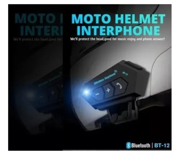 Intercomunicador Bluetooth para Moto 🏍️ Llamadas y Música en el Casco