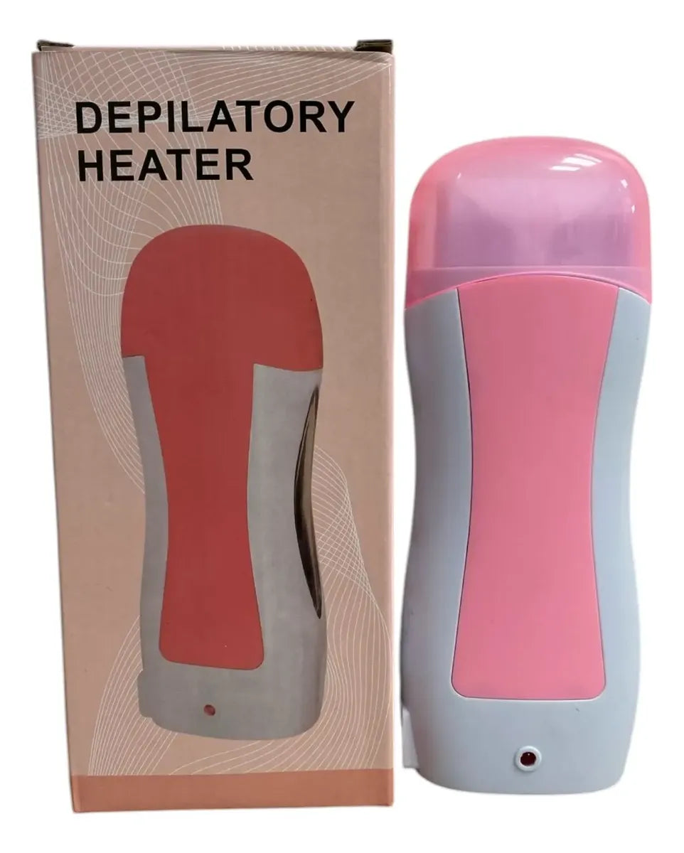 Kit Depilatorio Calentador En Roll-on + Lienzo