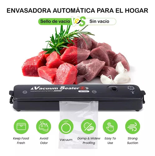 Maquina Empacadora Al Vacio Y Selladora + Obs 5 Bolsas