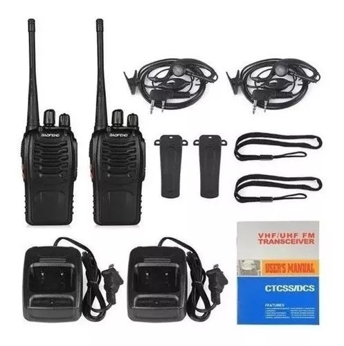 Kit x2 Walkie Talkie Baofeng 📻 Comunicación Profesional