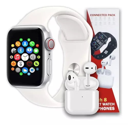 Combo Audífonos + Smart Watch T500
