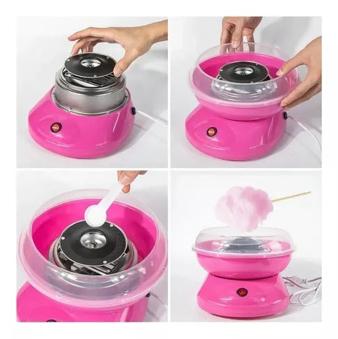 Máquina para Algodón de Azúcar 🍭 Prepara Dulces Divertidos en Casa Fácilmente