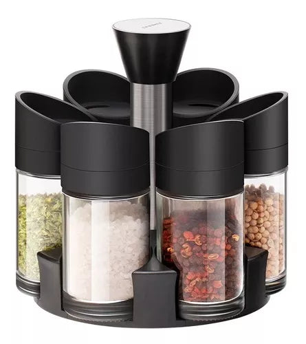 Condimentero Giratorio Para Especias Cocina Organizador X 6