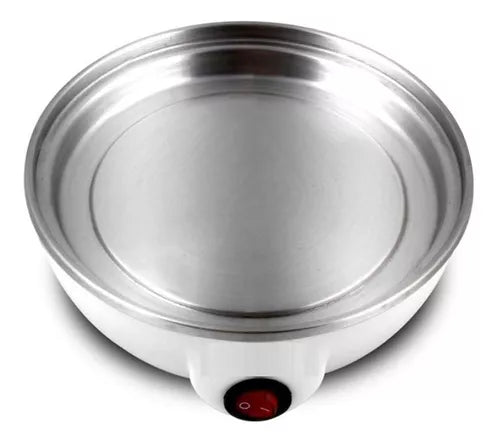 Hervidor Cocedor Para Huevos Cocidos Tibios Eléctrico Vapor Color Amarillo