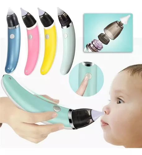 Aspirador Nasal Para Bebes, Saca Mocos, Extractor Eléctrico