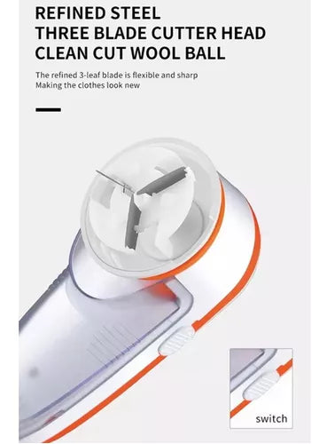 Quitamotas Eléctrico Removedor Lanas Pelusas Motas