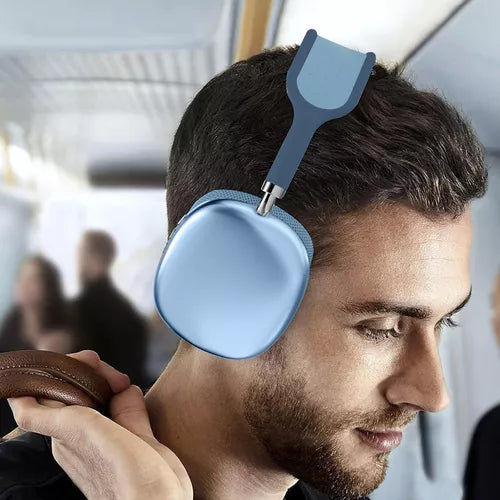 Audífonos Inalámbricos De Diadema Con Bluetooth P9 Pro Max Color Azul