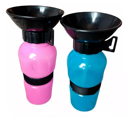 (1)Bebedero Botella Mascotas Portátil De Agua Para Perro Gato