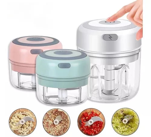 Picatodo Portátil Recargable Carne Verduras Mini Picador
