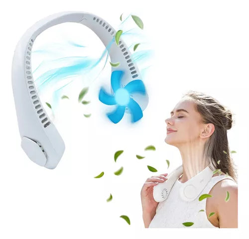 Ventilador Corporal para Cuello ❄️ Aire Fresco Portátil Manos Libres
