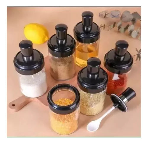 Condimentero Giratorio Para Especias Cocina Organizador X 6