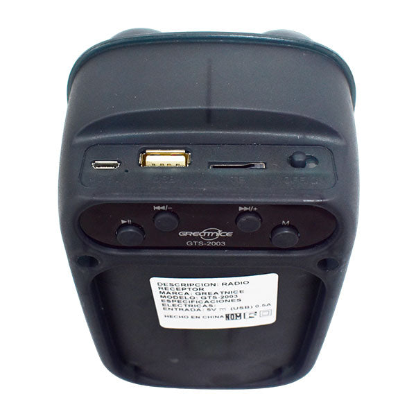 Parlante Bluetooth RGB 3” 🔊 Sonido Potente con Batería Recargable para Fiestas