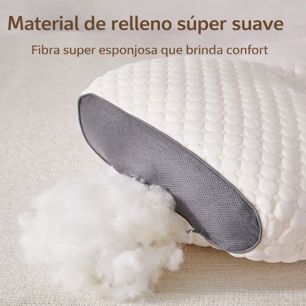Almohada Ortopédica Cervical 😴 Alivia Dolor de Cuello y Mejora el Sueño