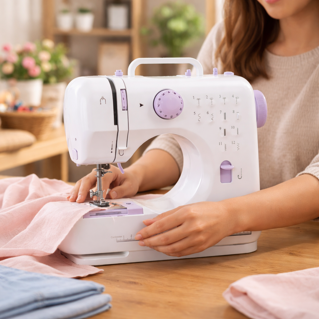 Máquina de Coser Eléctrica para el Hogar 🧵 Fácil, Compacta y Multifuncional
