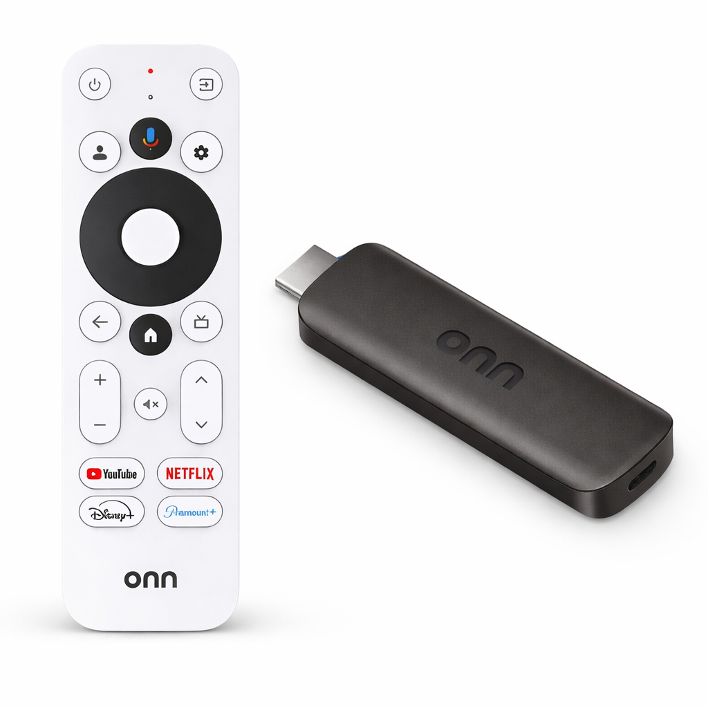 Onn Google TV Stick Full HD 📺 Convierte tu TV en Smart con Control por Voz