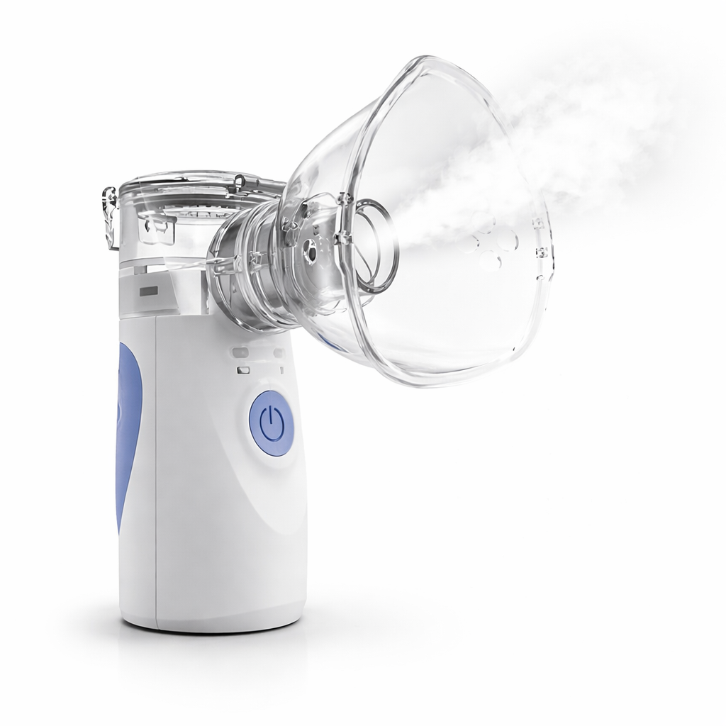 Nebulizador Portátil Recargable 🫁 Uso Adulto y Pediátrico en Casa