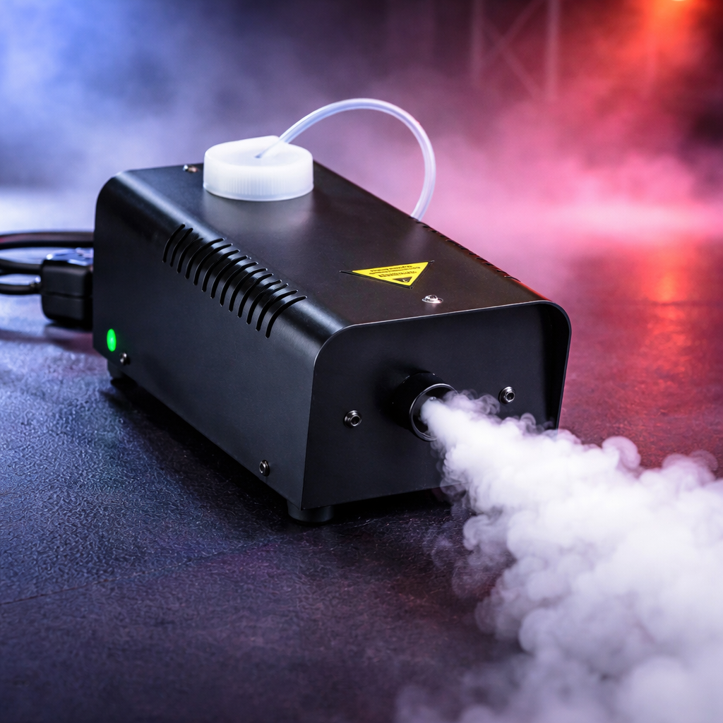 Proyector de Luces RGB con Humo y Control – Efecto Fiesta Total 🎶