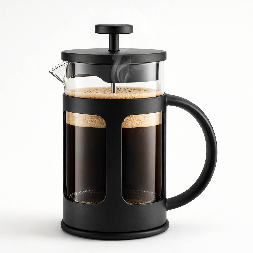 Prensa Francesa 800ml ☕ Café Intenso y Aromático en Casa