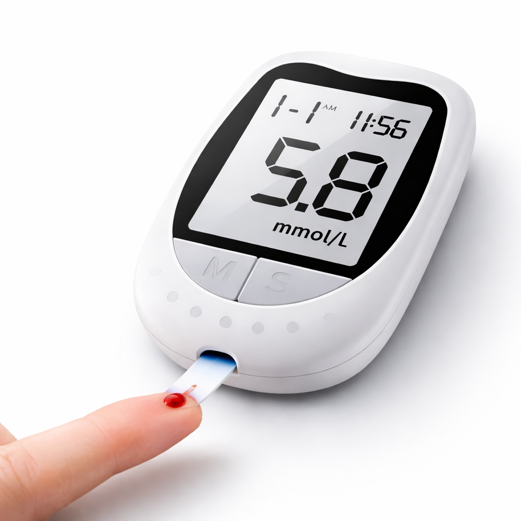 Glucómetro Digital Roro 🩸 Medidor de Glucosa con Tiras Reactivas