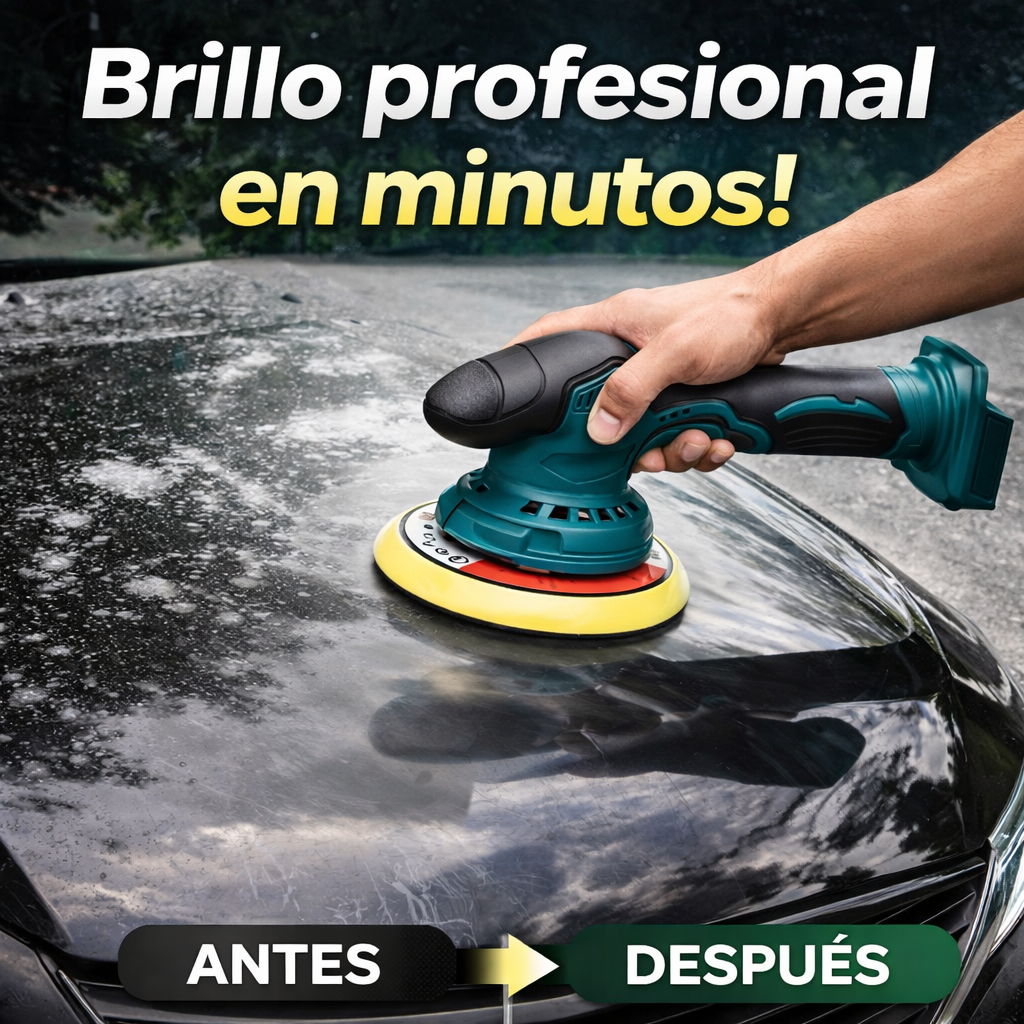 Pulidora Brilladora Inalámbrica Multifuncional 🚗 Pulido y Abrillantado Profesional