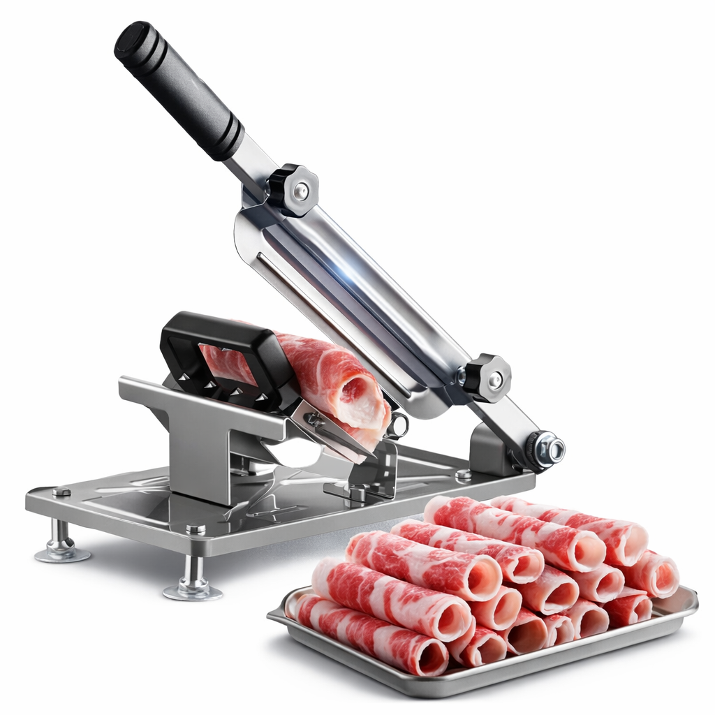 Rebanadora Manual de Carne y Verduras 🔪 Cortes Precisos Fácil y Rápido