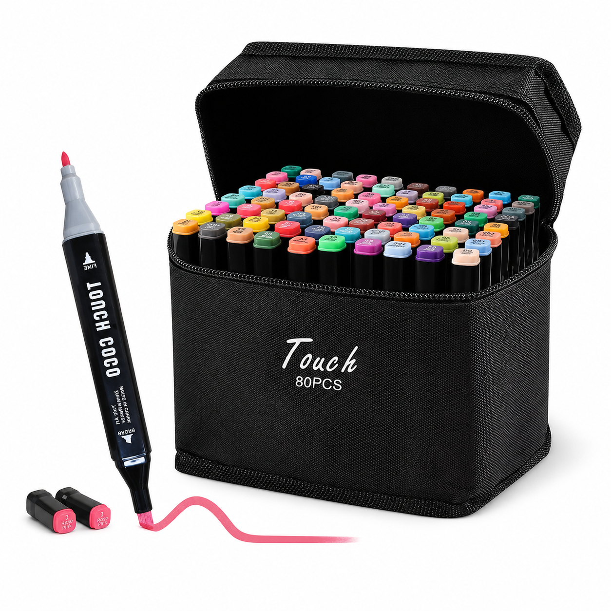 Marcadores Profesionales Doble Punta 🎨 80 Colores a Base de Alcohol