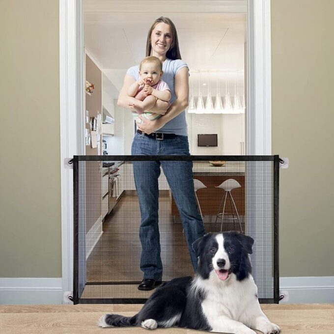 Malla de Seguridad para Bebés y Mascotas 🛡️ Protege Puertas y Escaleras