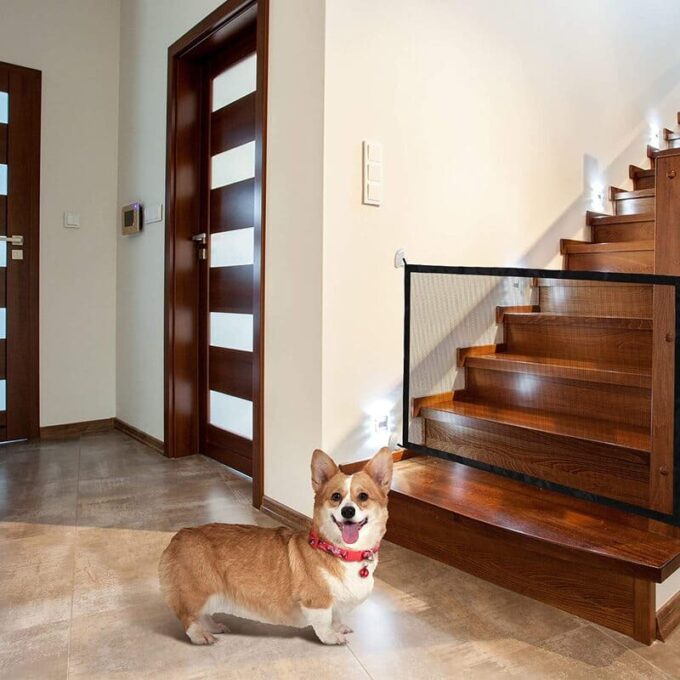 Malla de Seguridad para Bebés y Mascotas 🛡️ Protege Puertas y Escaleras