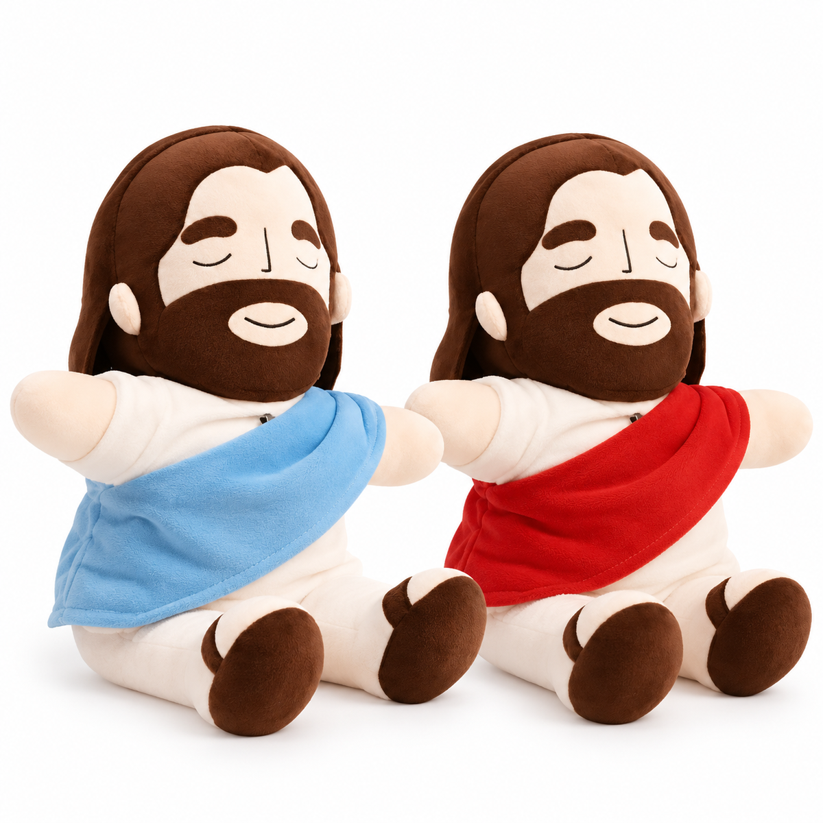 Peluche de Jesús que Respira con Música y Luces 🙏 Muñeco Relajante para Dormir y Abrazar