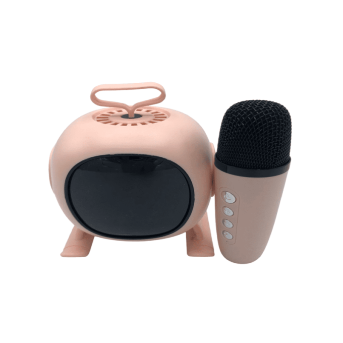 Mini Parlante Karaoke 🎤 Bluetooth con Micrófono Recargable