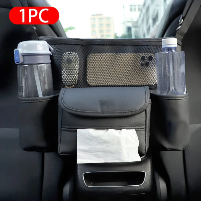 Organizador para Asiento de Auto 🚗 Mantén Todo Ordenado y a la Mano