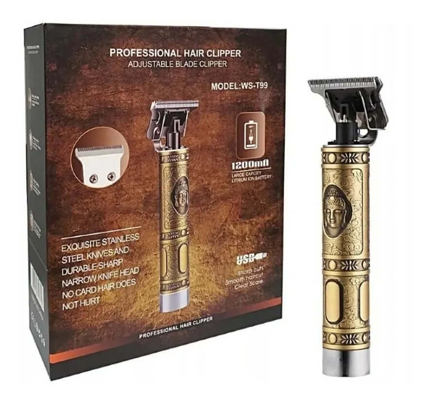 Barbera Profesional T99 Buda ✂️ Patillera Recargable de Precisión