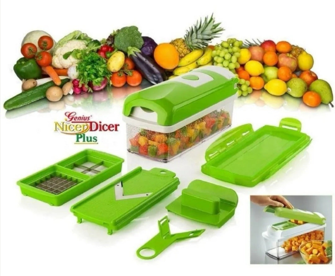 Picatodo Procesador Alimentos Nicer Dicer Ayudante Cocina - zaffary store