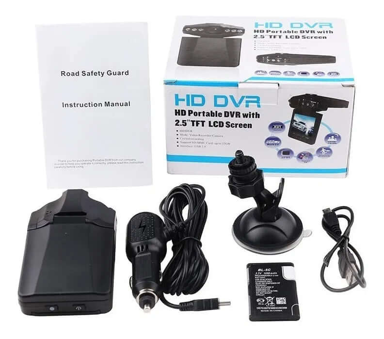 Cámara Para Carro Hd Dvr Vision Nocturna Accidente Vigilancia