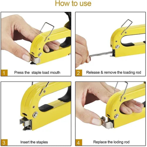 Grapadora Industrial Tapicería Trabajo + 1000 Grapas