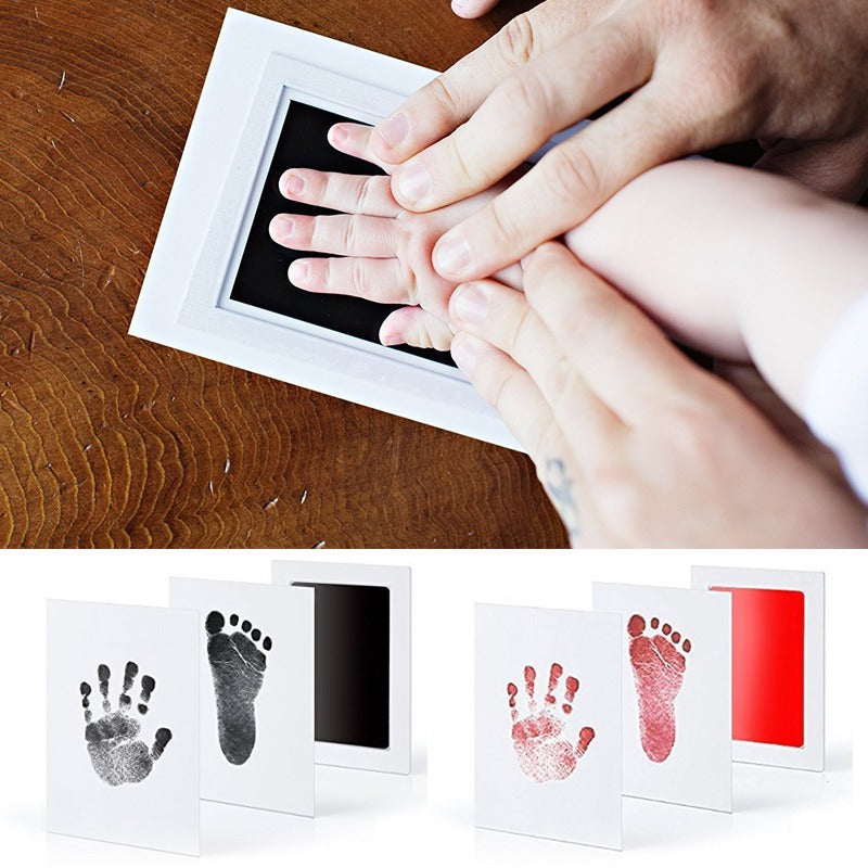 Kit de Huellas para Bebé 👶🖐️ Recuerdo para Toda la Vida